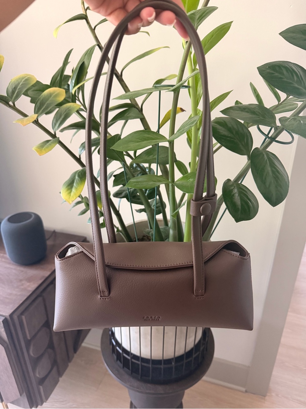Freja Mini Chrystie Bag in Espresso